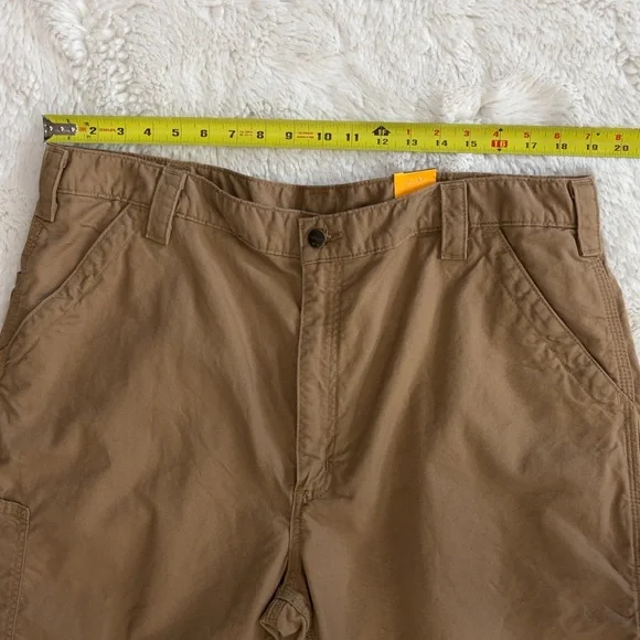 Carhartt Men’s Khaki/Tan Cargo Work Shorts,Size 42 ,Loose Fit Canvas - Picture 11 of 17